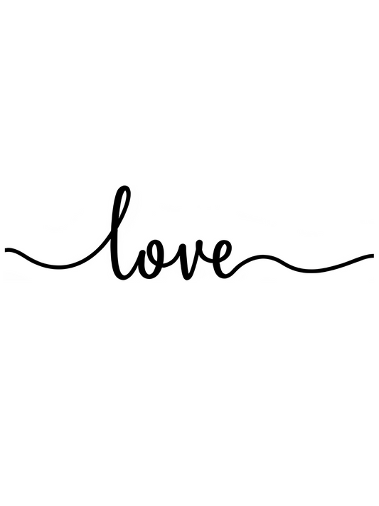 Mikro Tattoo Fine Line – Love No: 1