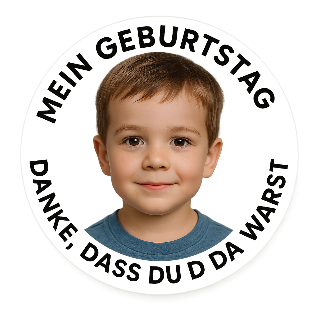 Geburtstags Button Fake Tattoo