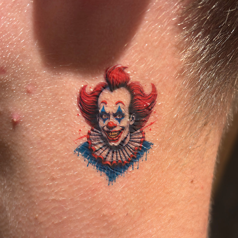 Fake Tattoo Clown No1_1