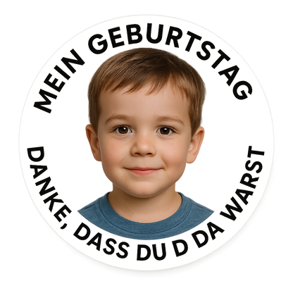 Geburtstags Button Fake Tattoo