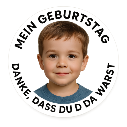 Geburtstags Button Fake Tattoo